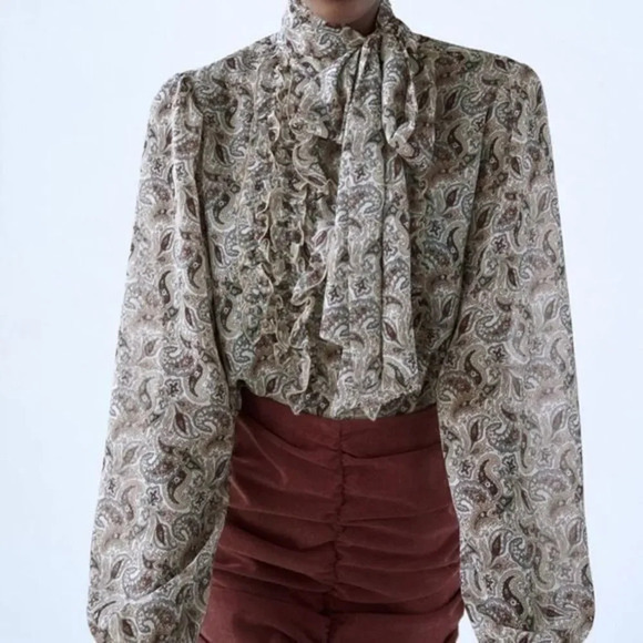 Zara draped mini skirt - Picture 5 of 9